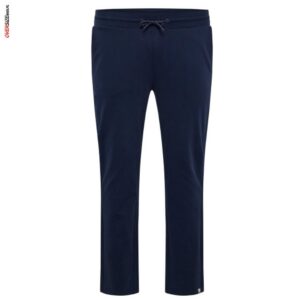 Granatowe spodnie dresowe z prostą nogawką Allsize