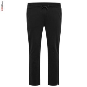 Czarne spodnie dresowe z prostą nogawką Allsize