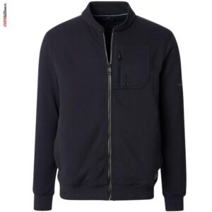 Granatowa bluza rozpinana Casa Moda