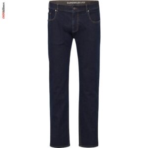 Granatowe jeansy ze stretchem Allsize