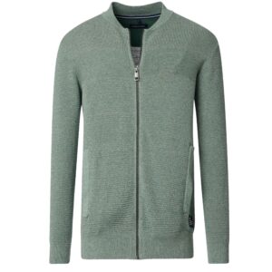 Miętowy sweter na zamek Casa Moda