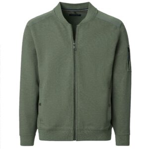 Oliwkowa bluza rozpinana Casa Moda