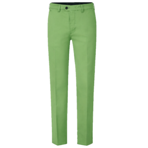 Zielone spodnie chino w kant Bruhl