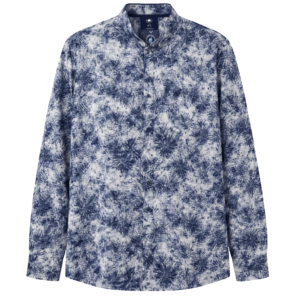 Niebiesko-granatowa koszula z długim rękawem Campione