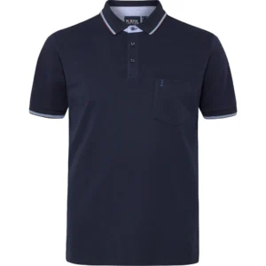 Granatowe polo z krótkim rękawem Allsize