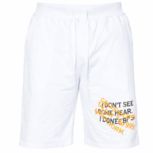 Białe szorty dresowe Maxfort