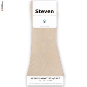Beżowe skarpetki bezuciskowe Steven
