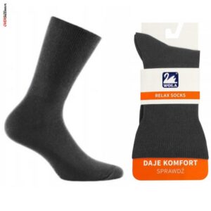 Szare skarpetki bezuciskowe Wola