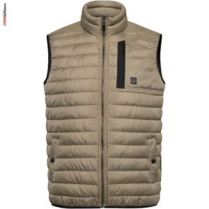 Beżowy bezrękawnik pikowany Allsize