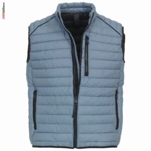 Błękitny bezrękawnik pikowany Casa Moda