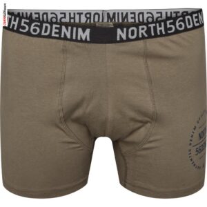 Oliwkowe bokserki z nadrukiem Allsize