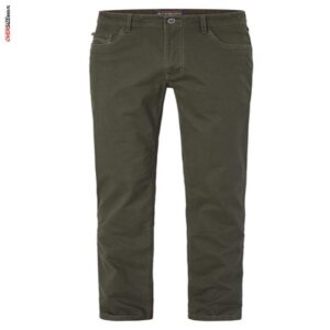 Ciemnozielone spodnie bawełniane Redpoint