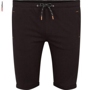 Czarne szorty dresowe z waflową strukturą Allsize