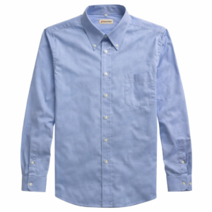 Błękitna koszula z długim rękawem w dużym rozmiarze 9/10XL