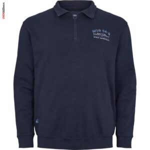 Granatowa bluza na krótkim zamku Allsize