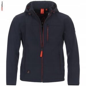 Granatowa kurtka softshell Casa Moda
