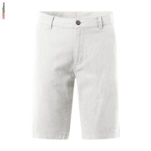 Śmietankowe szorty lniane Pioneer