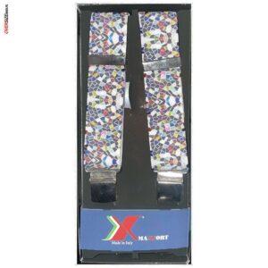 Kolorowe szelki z mocną klamrą Maxfort