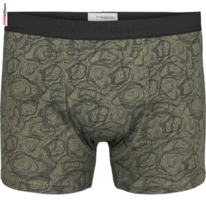 Oliwkowe bokserki z nadrukiem Allsize