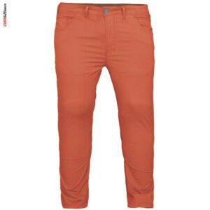 Pomarańczowe spodnie z elastanem Maxfort