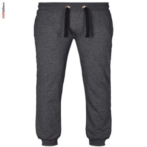 Grafitowe spodnie dresowe ze ściągaczem Allsize