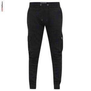 Czarne dresy bojówki ze ściągaczem Duke