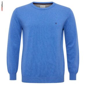 Niebieski, bawełniany sweter Redgreen