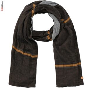 Brązowy szalik we wzór Camel Active