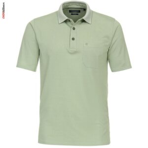 Zielone polo z krótkim rękawem Casa Moda