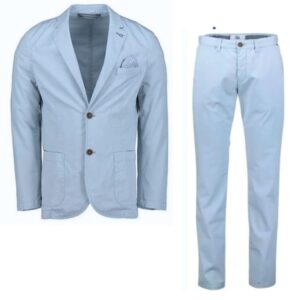 Błękitny garnitur letni S4