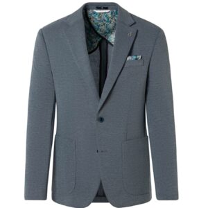 Niebieska marynarka jednorzędowa Thomas Goodwin