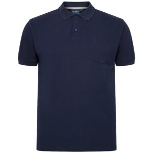 Granatowe polo z krótkim rękawem Allsize