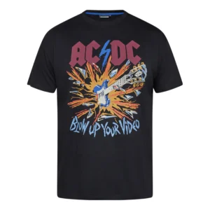 Czarna rockowa koszulka AC/DC Allsize
