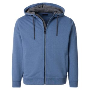 Błękitna bluza z kapturem Casa Moda